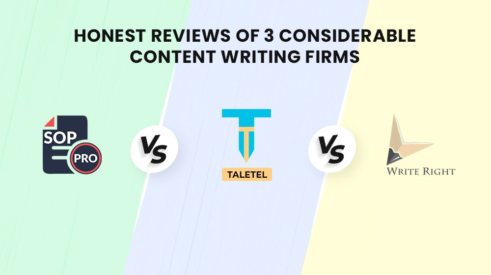3 Considerable Content Writing Firms